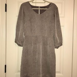 Banana Republic Taupe print dress